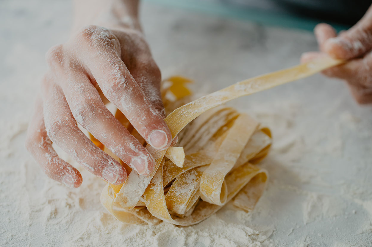 making fresh pasta